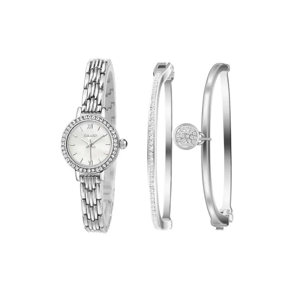Silver Watch and Bangle Set - Picture 4 of 5